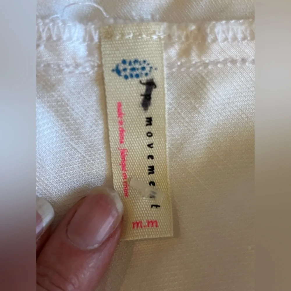 Free People Movement Harem / Buddha Pants. Drop crotch, oversized. White. M-L - Picture 9 of 13